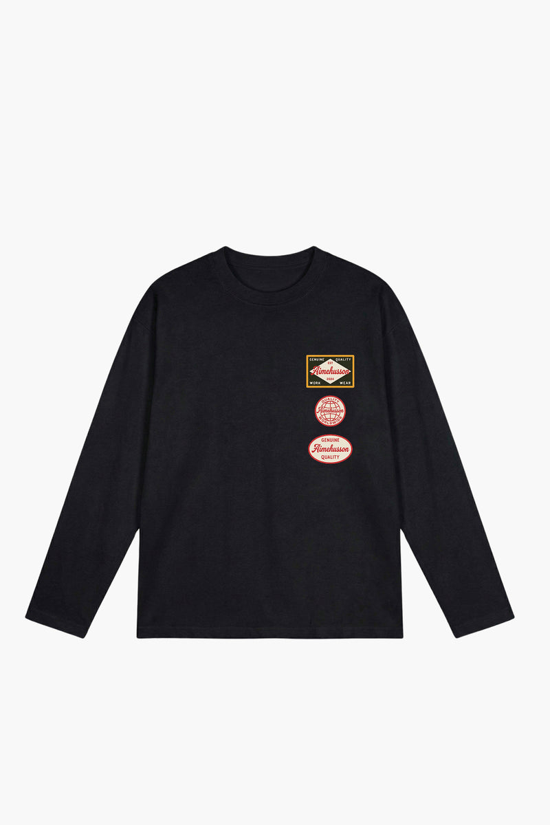 Authentic Work Longsleeve Black