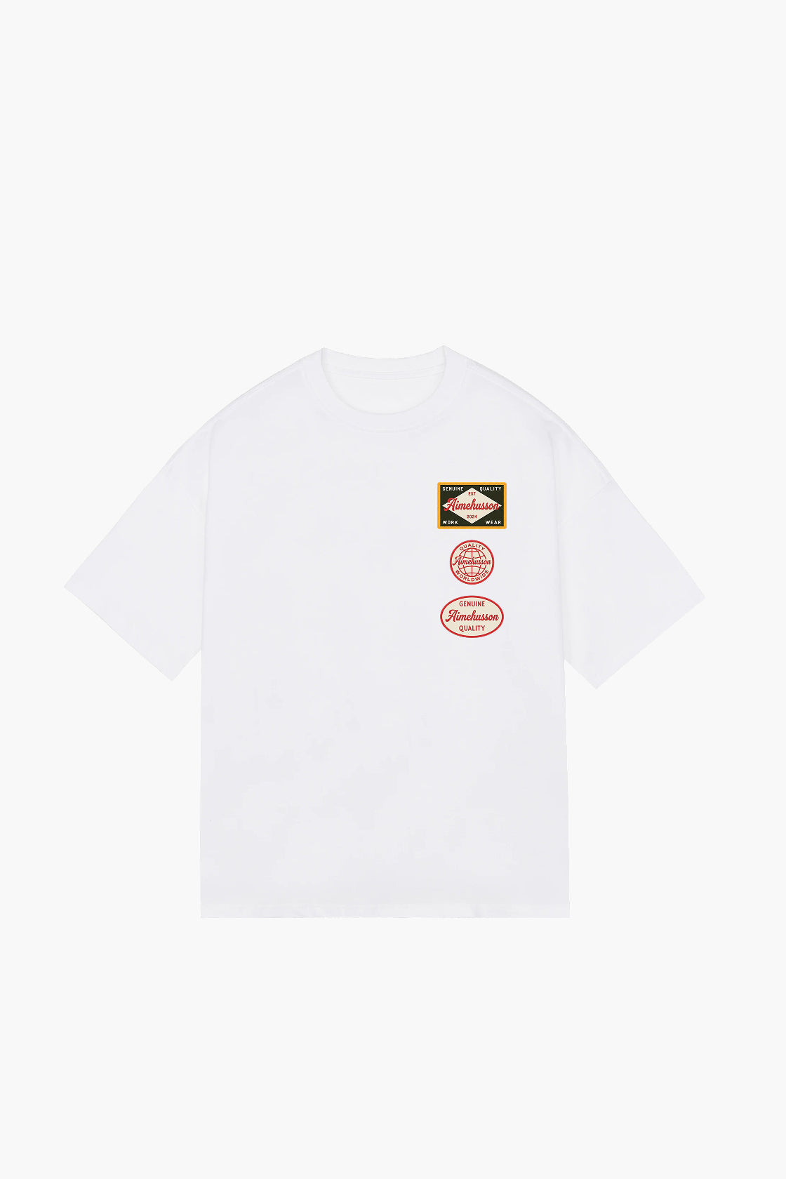 Authentic Work Tee White