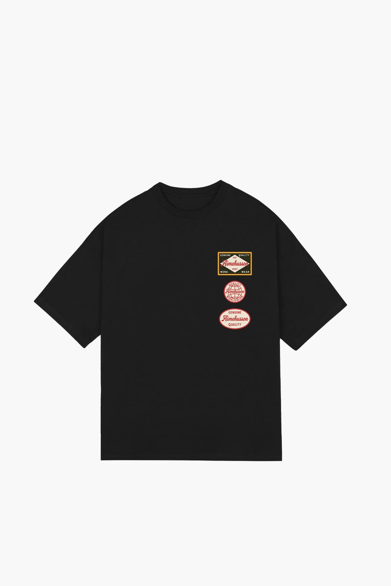 Authentic Work Tee Black