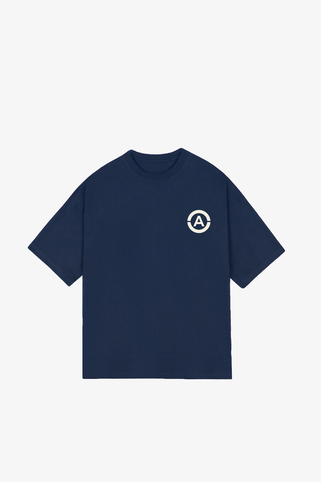 A logo tee- navy