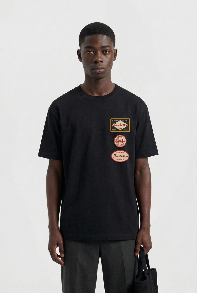 Authentic Work Tee Black