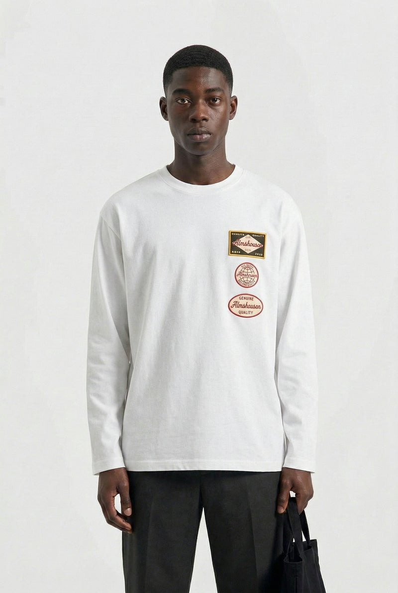 Authentic Work Longsleeve White