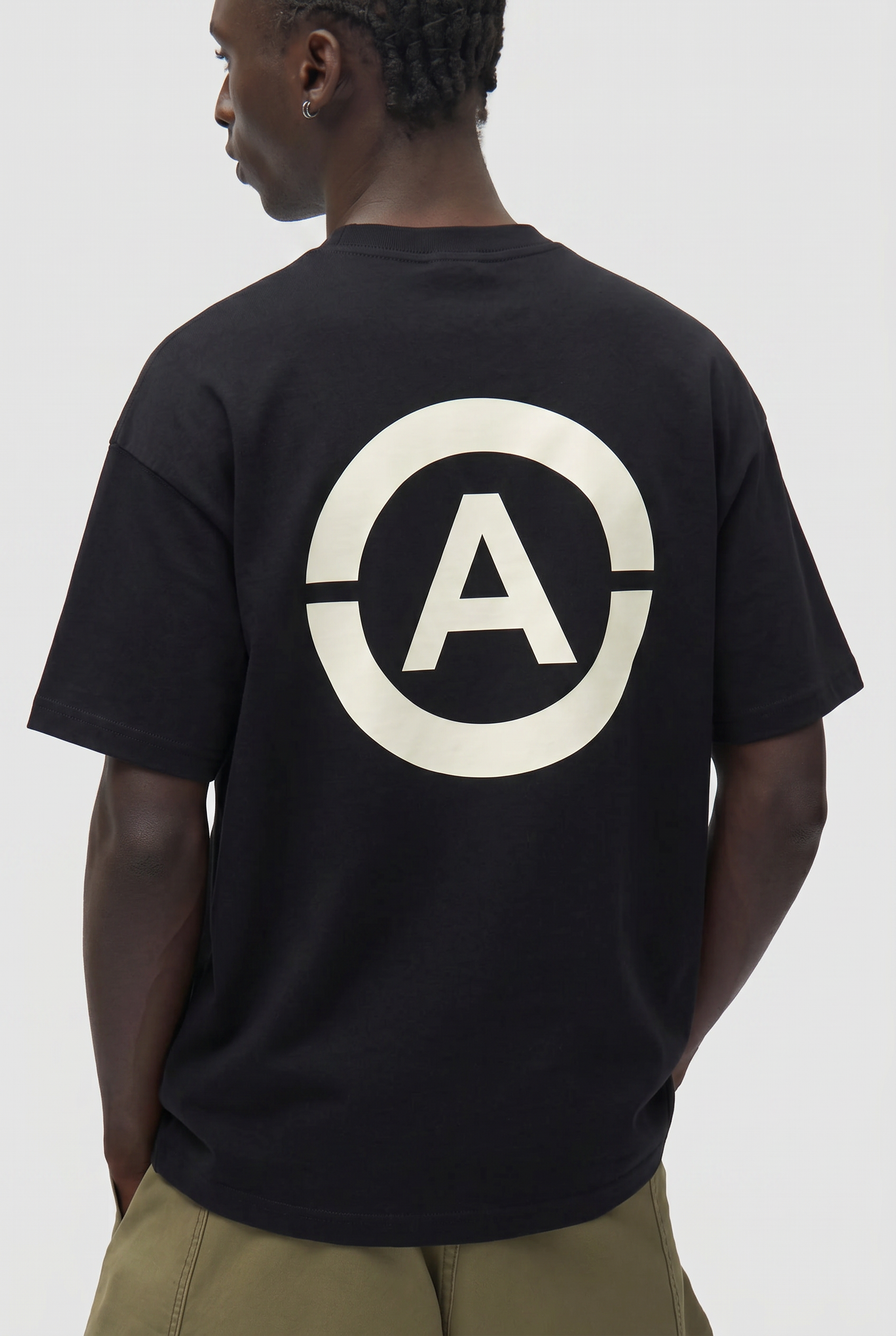 White Mark Tee - Black