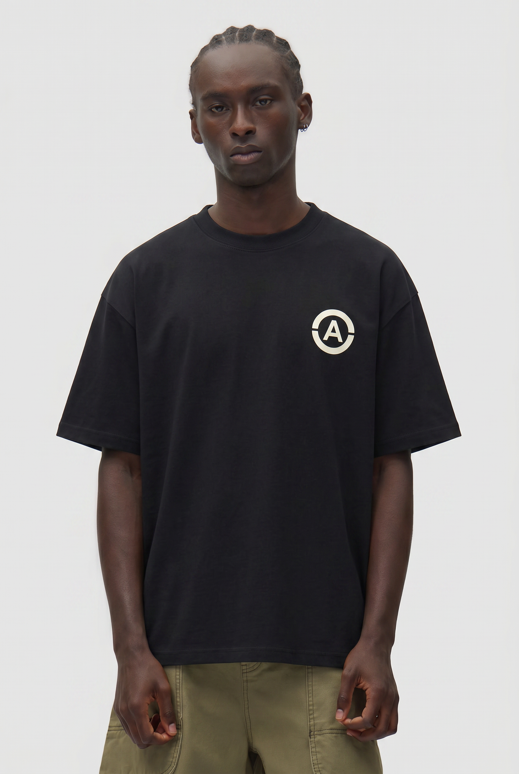 White Mark Tee - Black