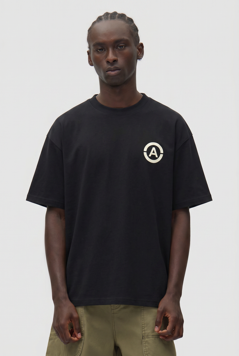 White Mark Tee - Black
