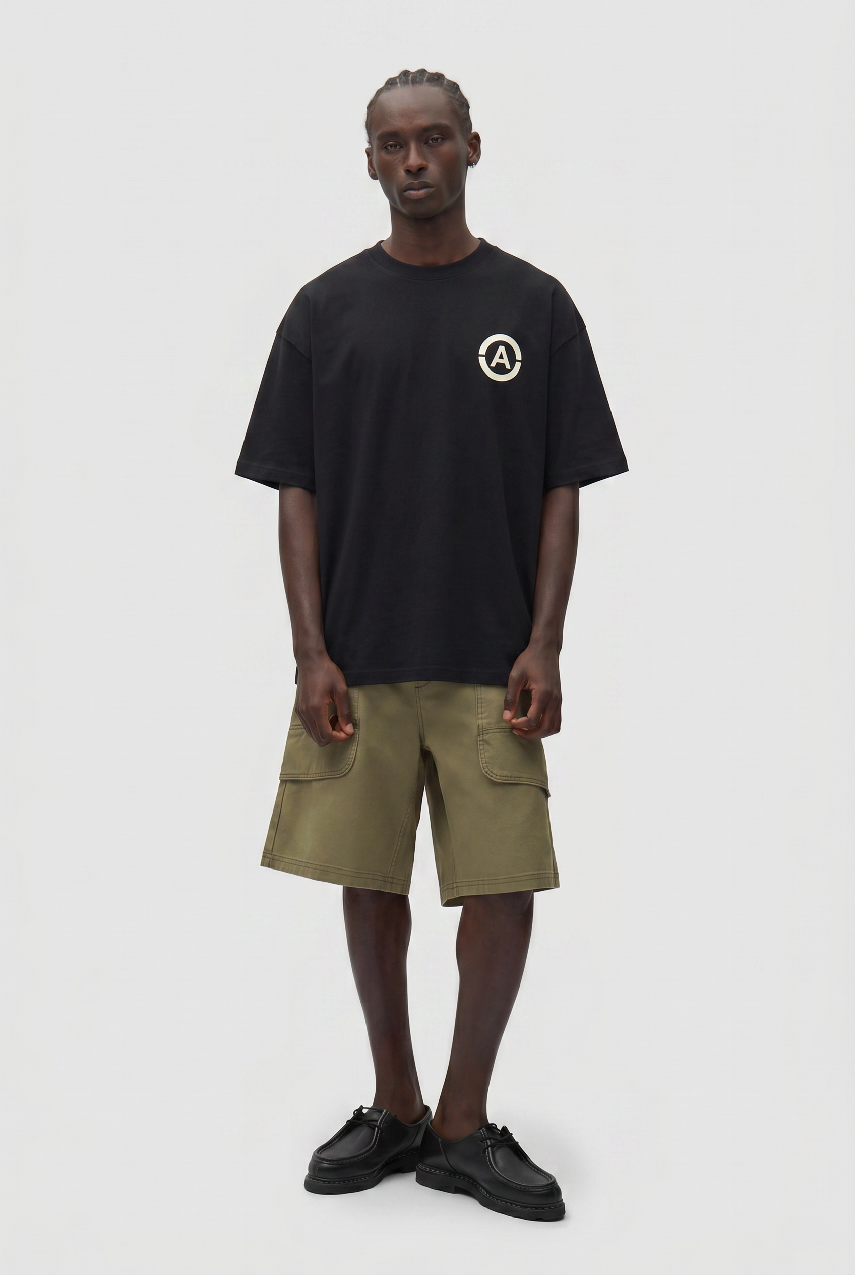 White Mark Tee - Black