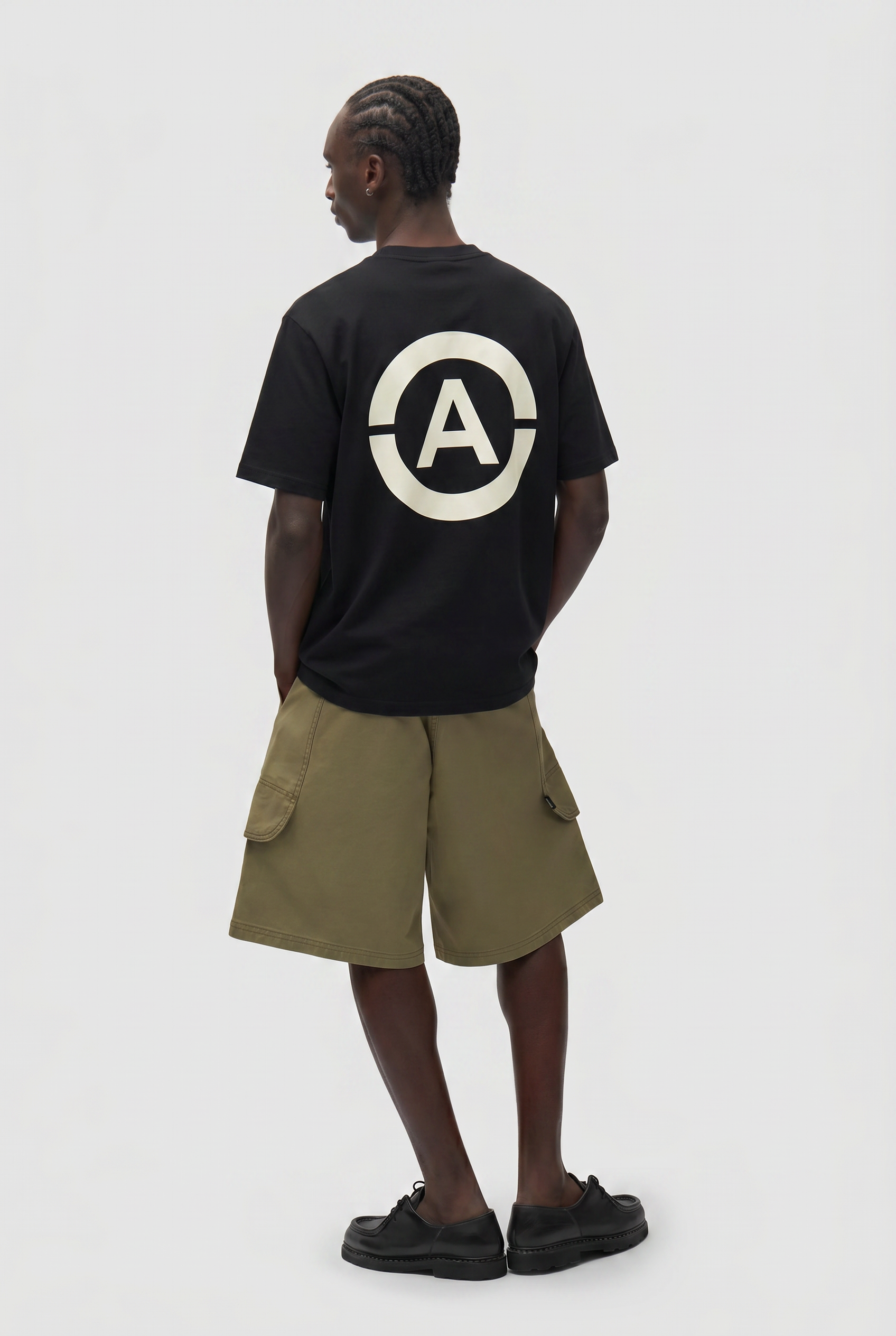 White Mark Tee - Black
